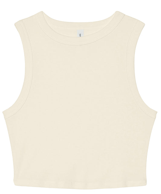 Women’s micro rib muscle crop tank